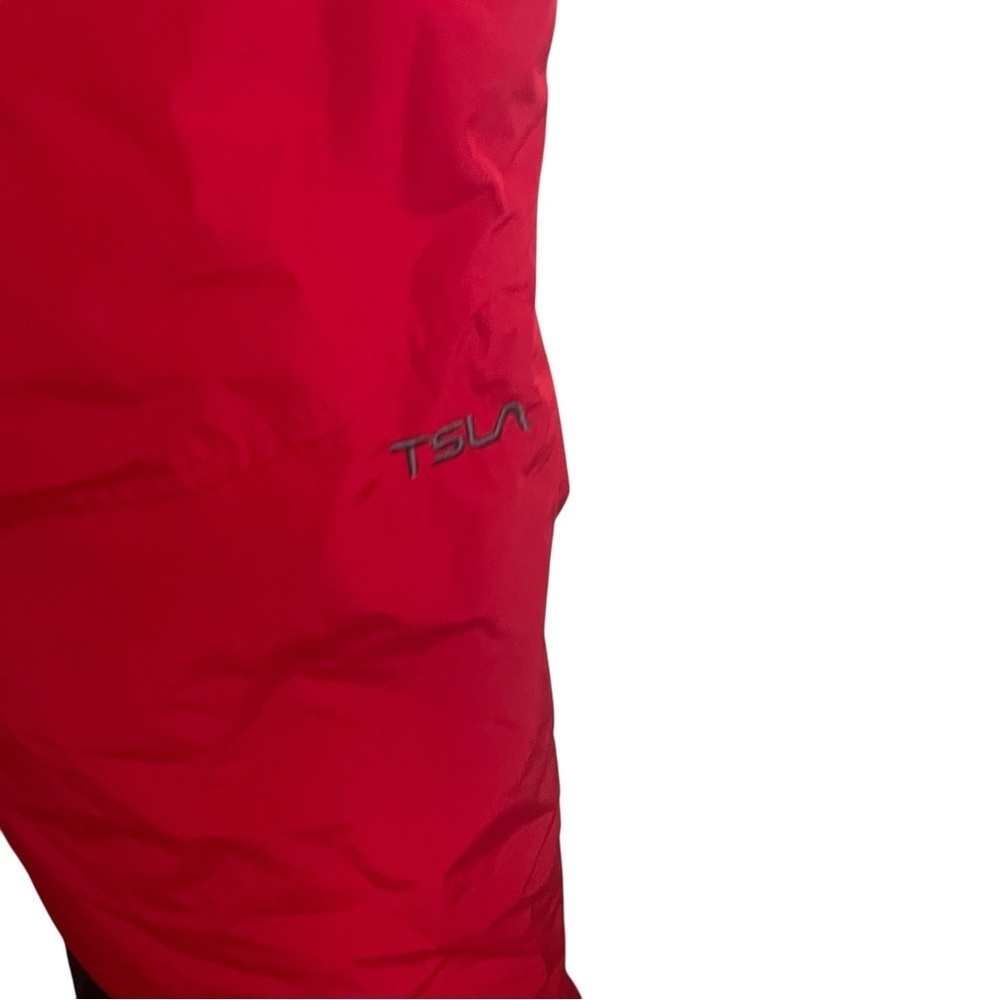 TSLA Red Winter Snow Snowboard Ski Bib Pants XL - Picture 8 of 11